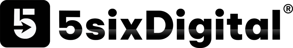 5sixDigital Logo Design Black Color PNG