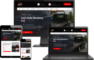 Professional Recovery business website Website designed by 5sixDigital