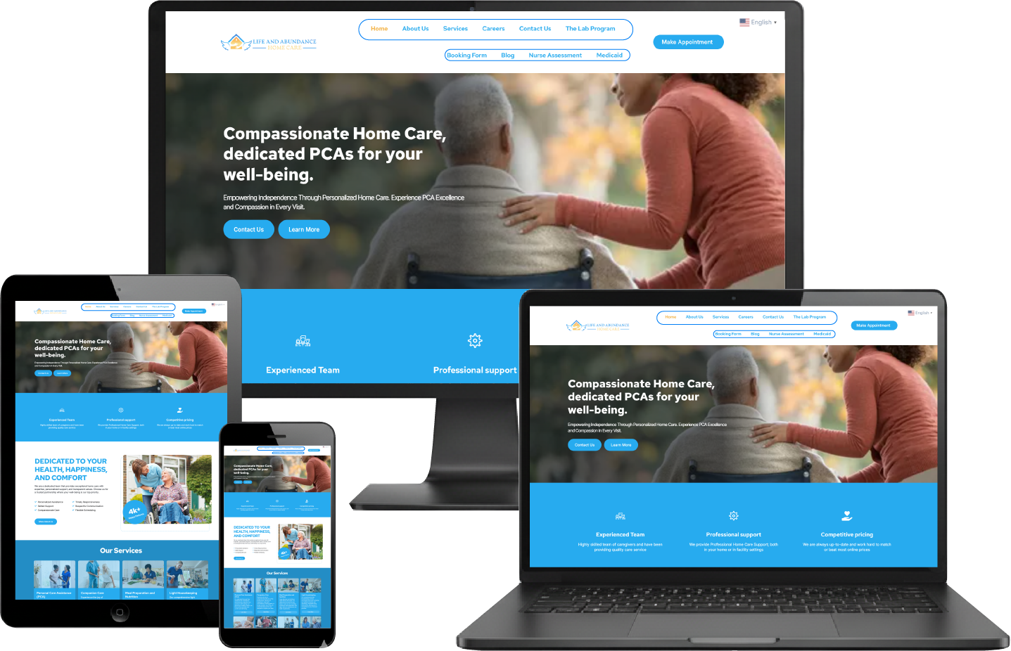 Professional business website Website designed by 5sixDigital
