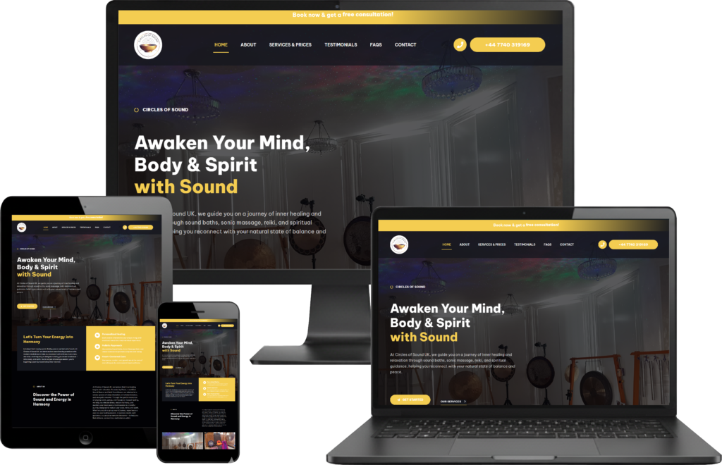 Professional business website Website designed by 5sixDigital