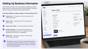 Setting Up Business Information
